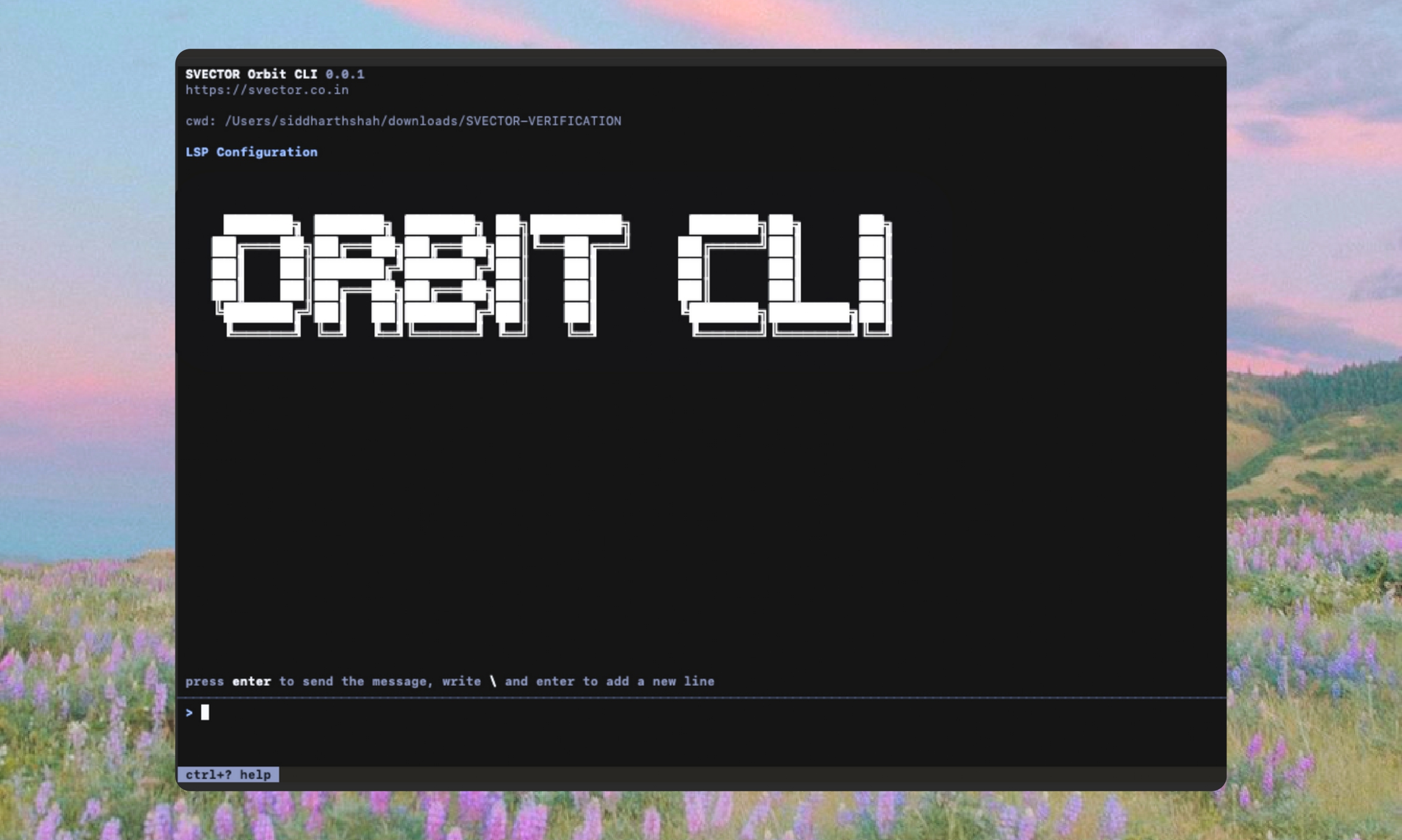 Orbit CLI Terminal